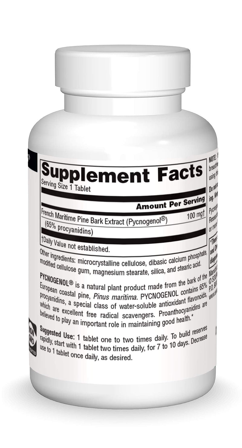 Source Naturals Pycnogenol 100 mg Proanthocyanidin Complex - 30 Tablets 30 Talets - NewNest Australia