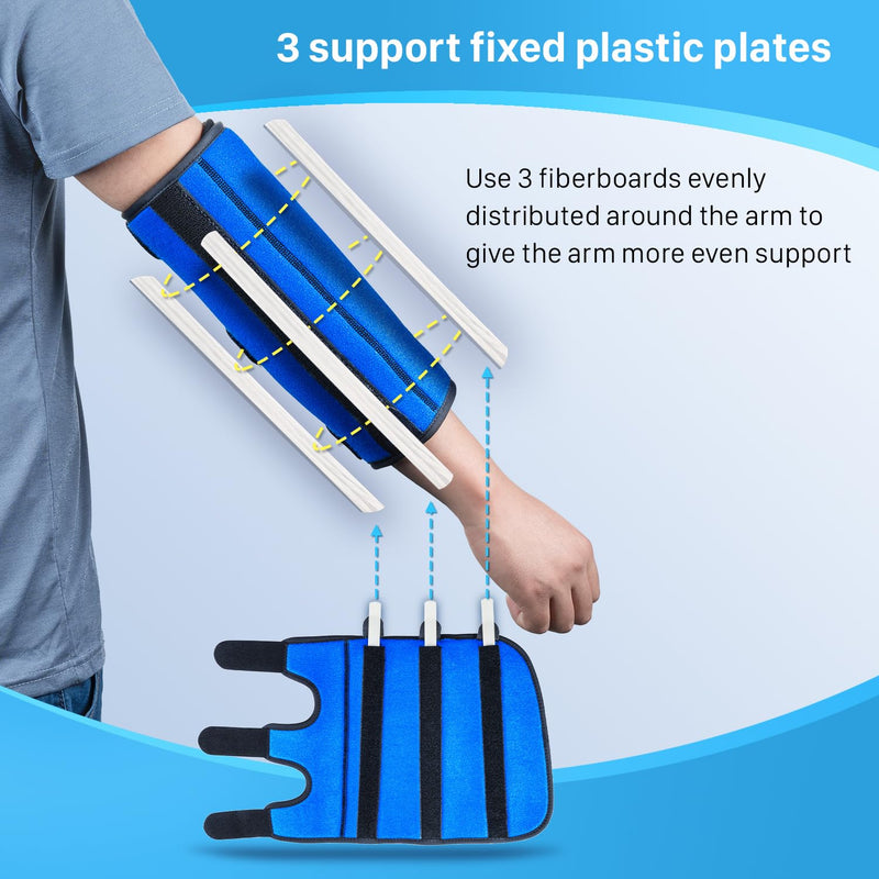 Elbow Splint For Cubital Tunnel Syndrome, Ulnar Nerve, Elbow Splint Bandage For Men And Women, Arm Splint For Left And Right, Elbow Bandage With Integrated 3 Support Plates, L/Xl - NewNest Australia