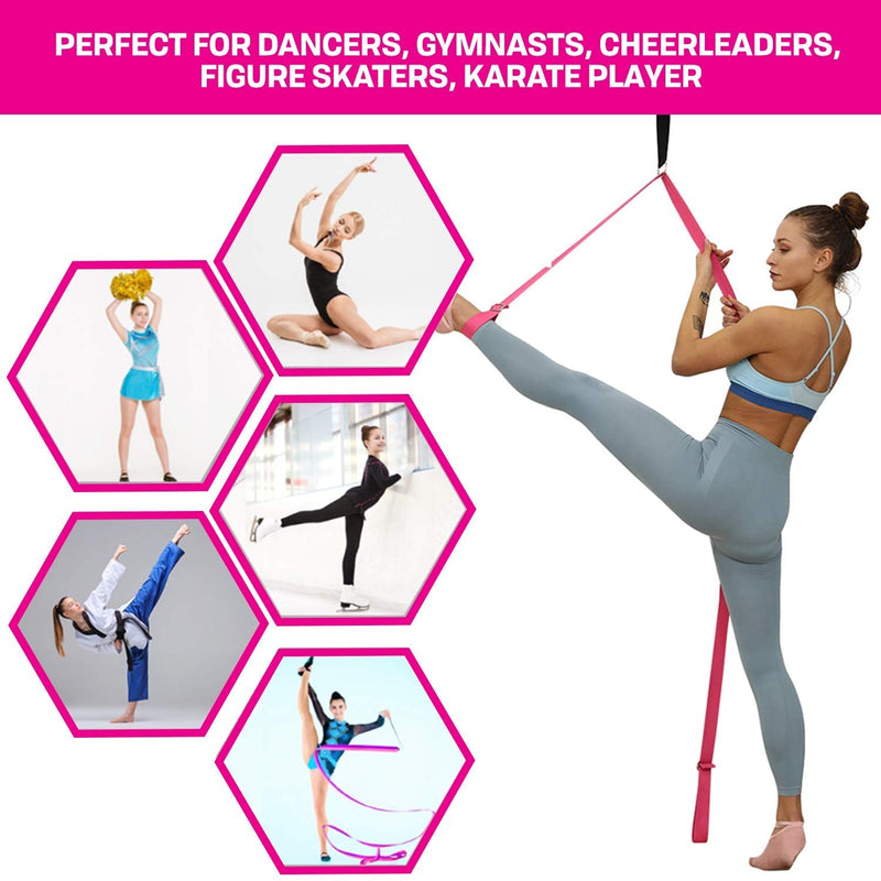 TTolbi Leg Stretcher: Stretching with Door Stretch Strap for Flexibility | Splits Trainer : Dance Equipment for Stretching in Ballet, Cheerleading, Gymnastics Rose - NewNest Australia