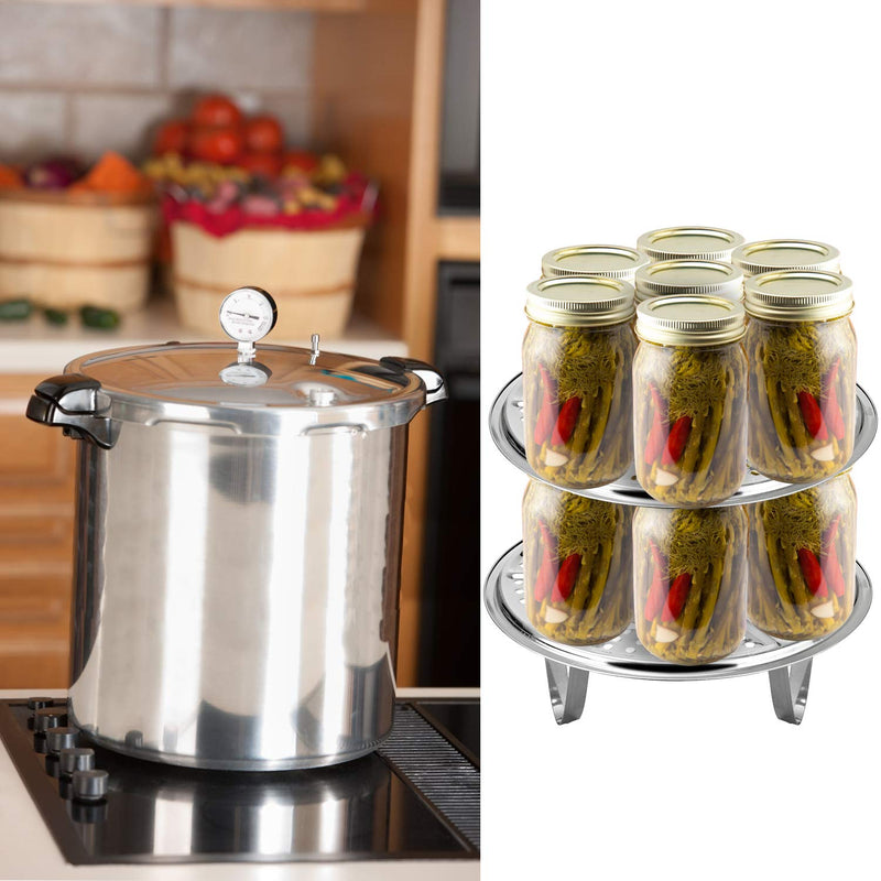 11-Inch Pressure Cooker Canner Rack (2-Pack) Detachable Legs Canning Rack for Stainless Steel Pressure Canner Rack Pot Steam Basket Rack Accessories - NewNest Australia