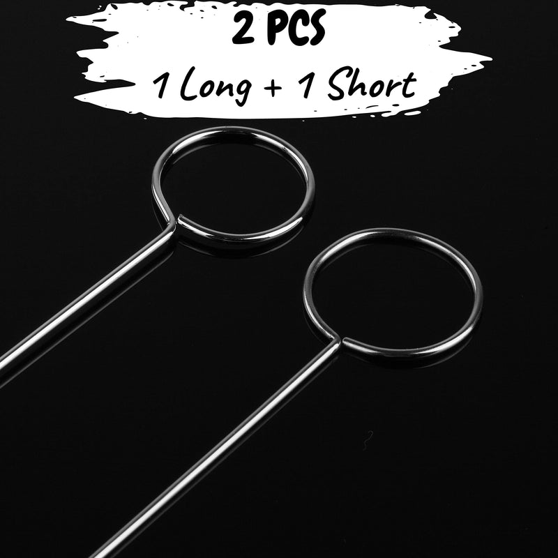 Mr. Pen- Loop Turner Hook with Latch, 2 Sizes (Long & Short), Stainless Steel Loop Turner for Fabric Tube Straps Belts Strips, DIY Knitting Accessories, Sewing Tools, Sewing Accessories and Tools. - NewNest Australia