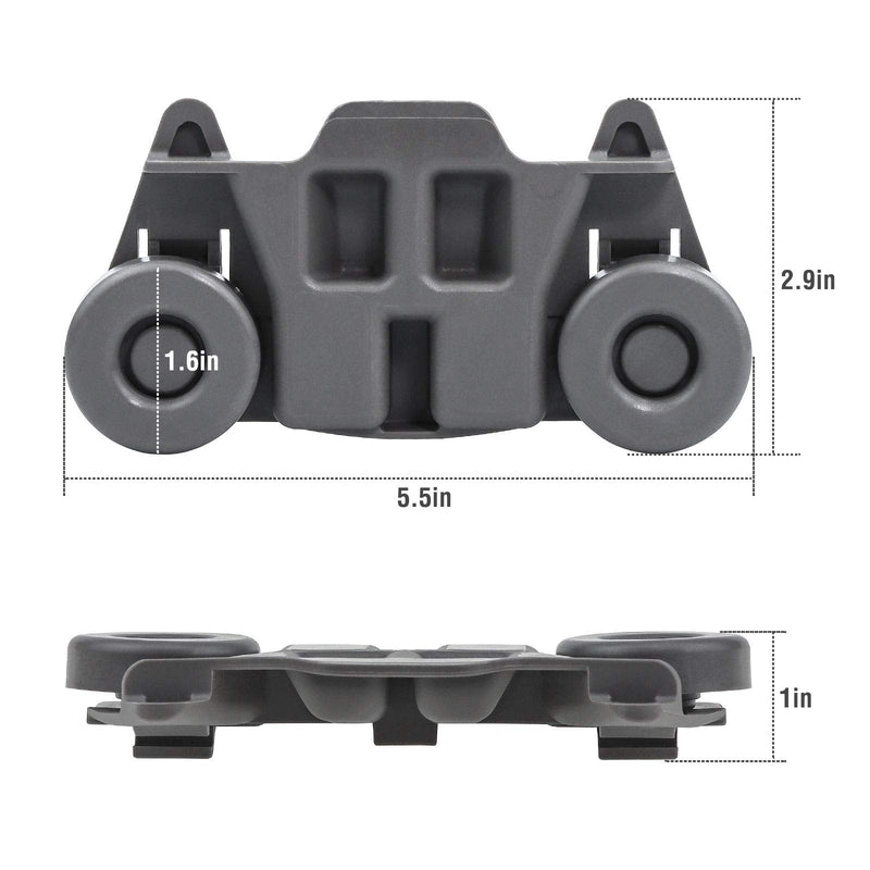 1 YEAR WARRANTY W10195416 W10195416V Dishwasher Wheels Lower Dish Rack Wheel Assembly - Compatible with Kenmore, Kitchenaid, Whirlpool Dishwasher Wheels, Perfect Replace W10195418, W10195416VP 4 PACKS height：2.9in - NewNest Australia