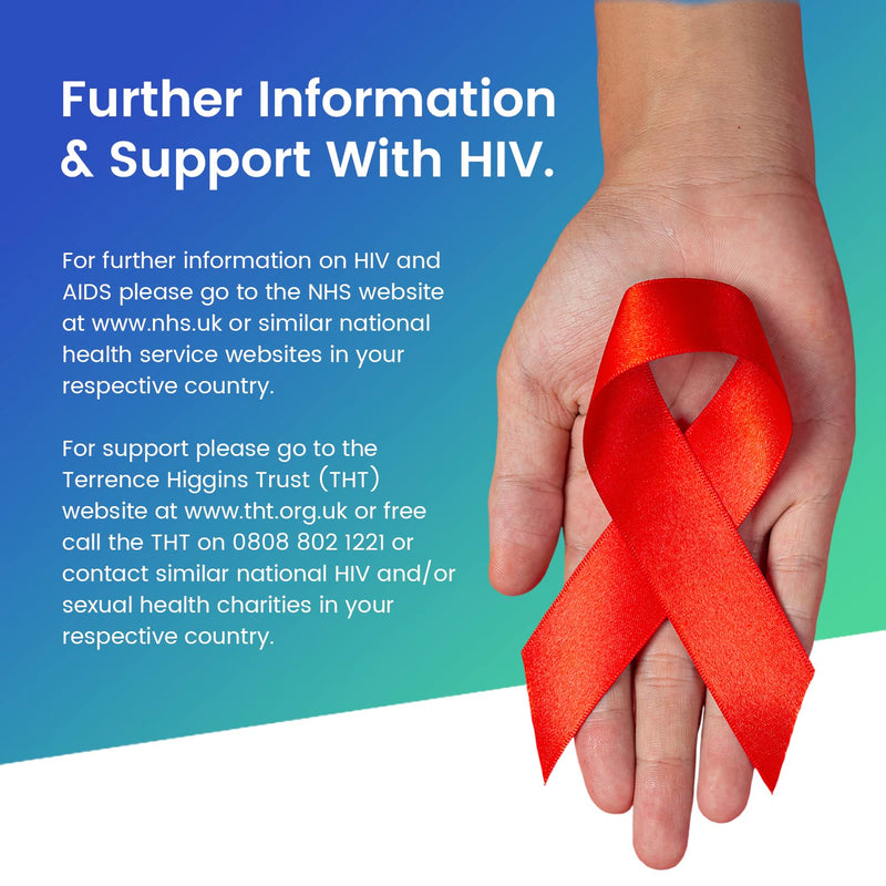 2 x Professional HIV test for home | HIV-1 & HIV-2 rapid test | 100% sensitivity level | 99.79% accuracy level | Test the blood for antibodies to HIV - NewNest Australia