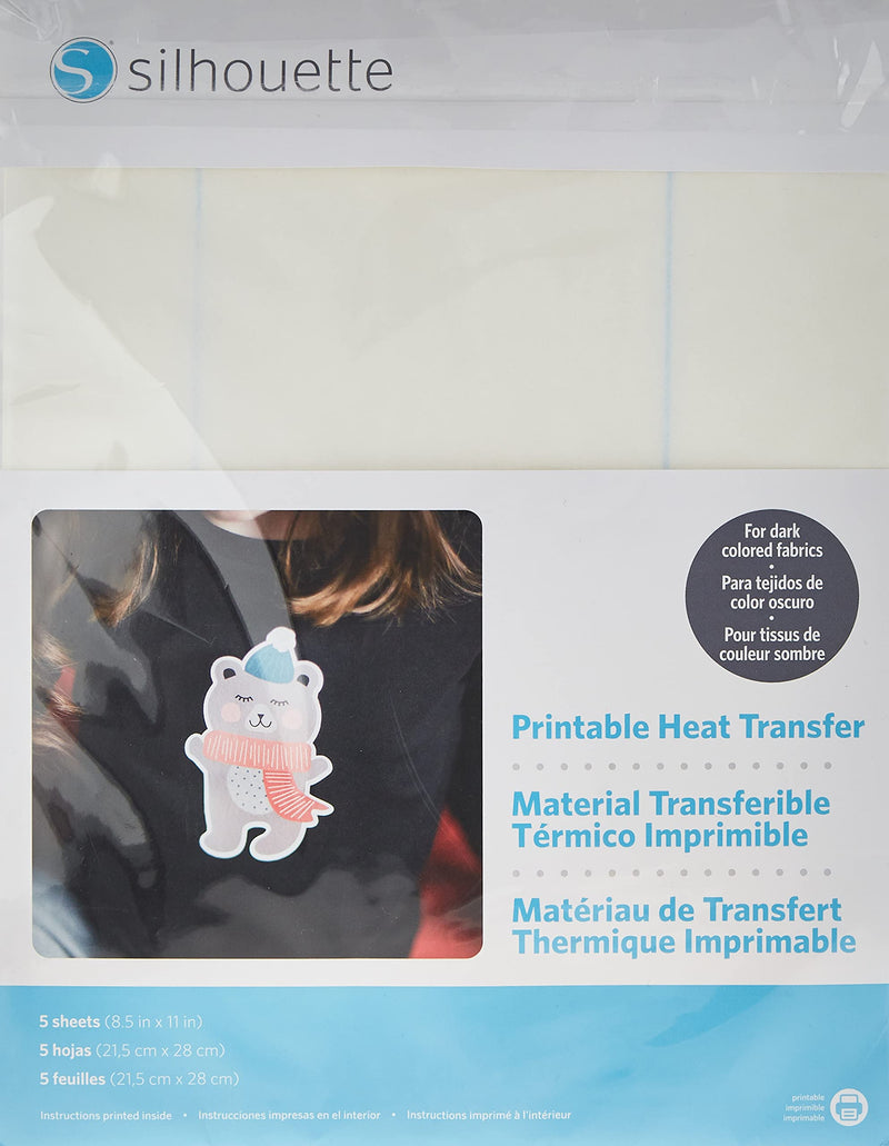 Silhouette Heat-Print-DK Printable Heat Transfer Material for Dark Fabrics Original Version - NewNest Australia