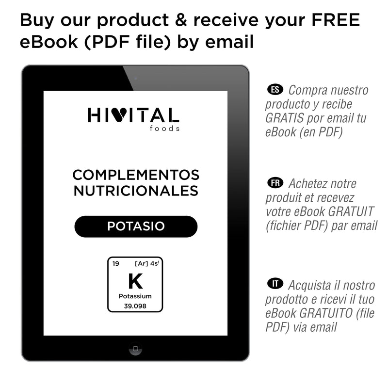 Potassium 1000 mg from potassium citrate. 240 vegan capsules for a treatment lasting over 2 months. Supports the muscle and nervous system and improves cellular health and nutrition - NewNest Australia