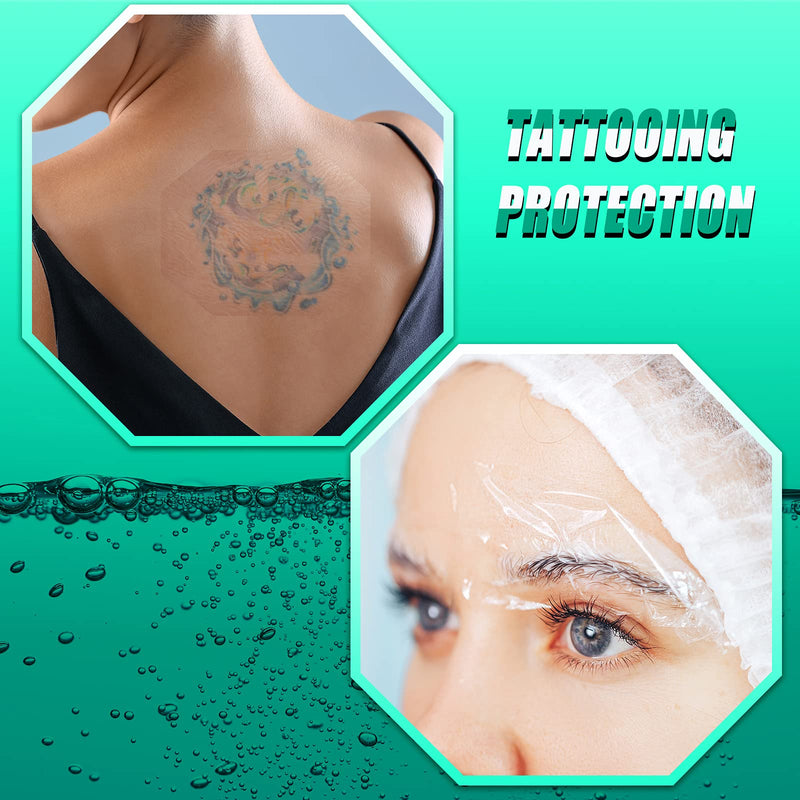 60 Pieces Transparent Stretch Adhesive Bandage Waterproof Wound Bandages Shower Waterproof Patch Clear Adhesive Bandages Protective Transparent Film for Swimming Showering 4 x 4.7 Inches - NewNest Australia