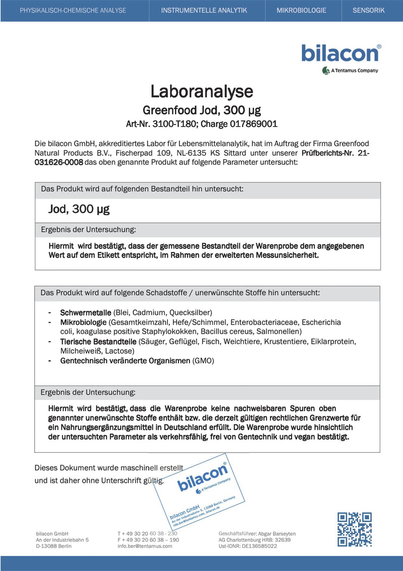 Iodine, 300 µg, high dose, 180 tablets, vegan - optimal iodine supply. Good for the thyroid, nervous system and skin. WITHOUT artificial additives. Without genetic technology. 180 pieces (pack of 1) - NewNest Australia