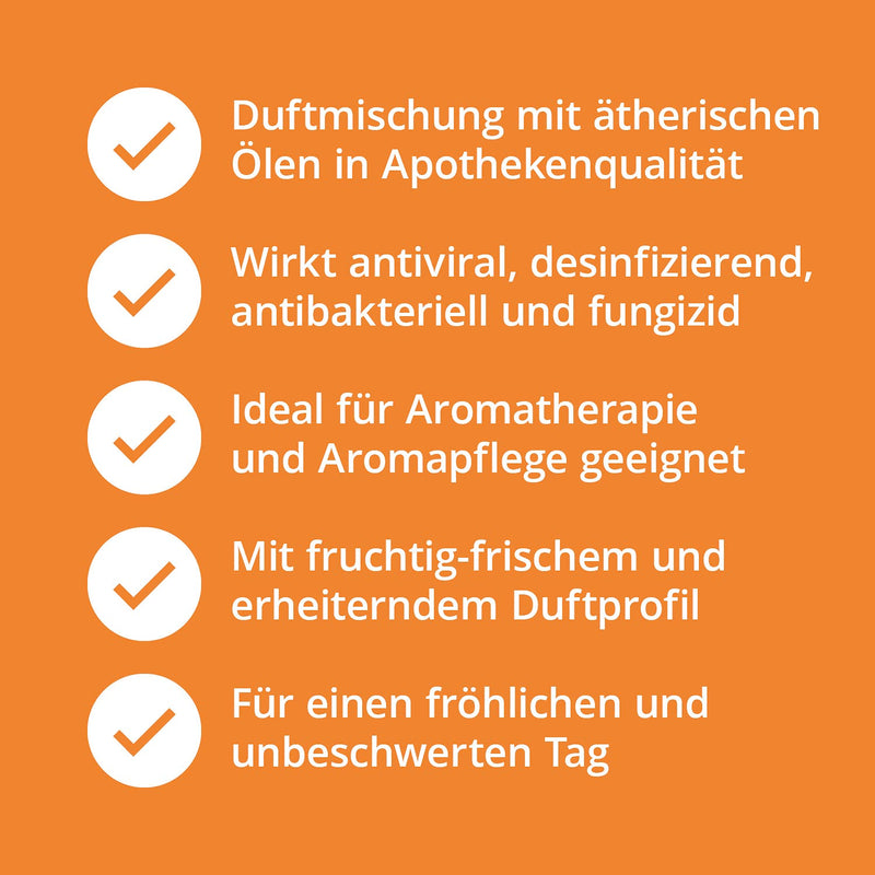 Casida Gl√ºck & Freude Fragrance Blend Essential Oils With Orange Oil, Lemon Oil, Grapefruit Oil, Lavender Oil, Ylang Ylang Oil - Enhances Mood - 5 Ml - From The Pharmacy - NewNest Australia