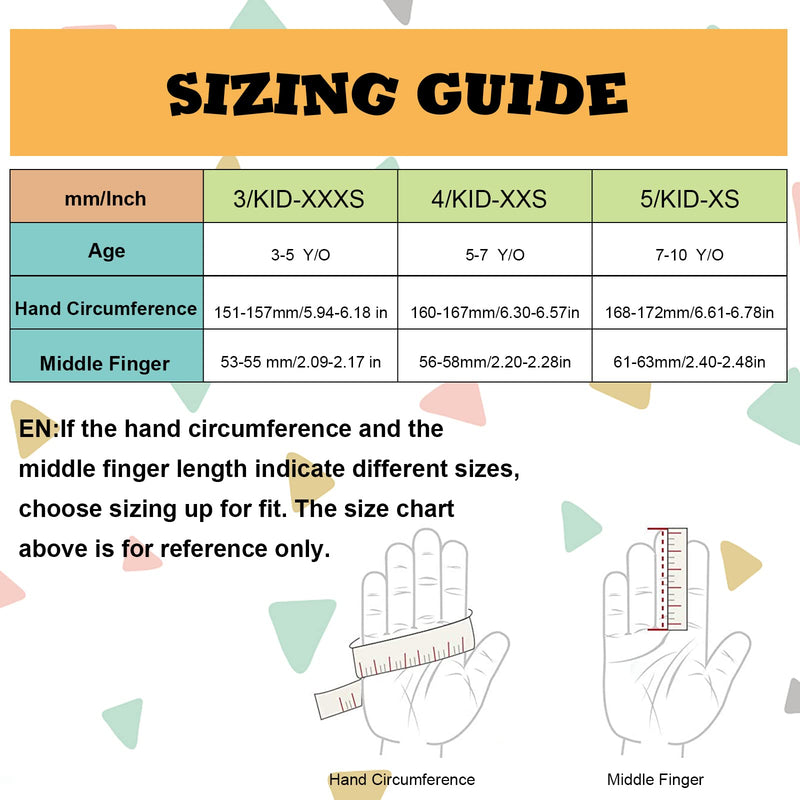 3 Pairs Kids-Gardening-Gloves for Age 3-12, 1 Pair Arm-Sleeves, Garden Yard Work-Gloves for Children Toddlers Boys & Girls XXS Age 5-7 - NewNest Australia