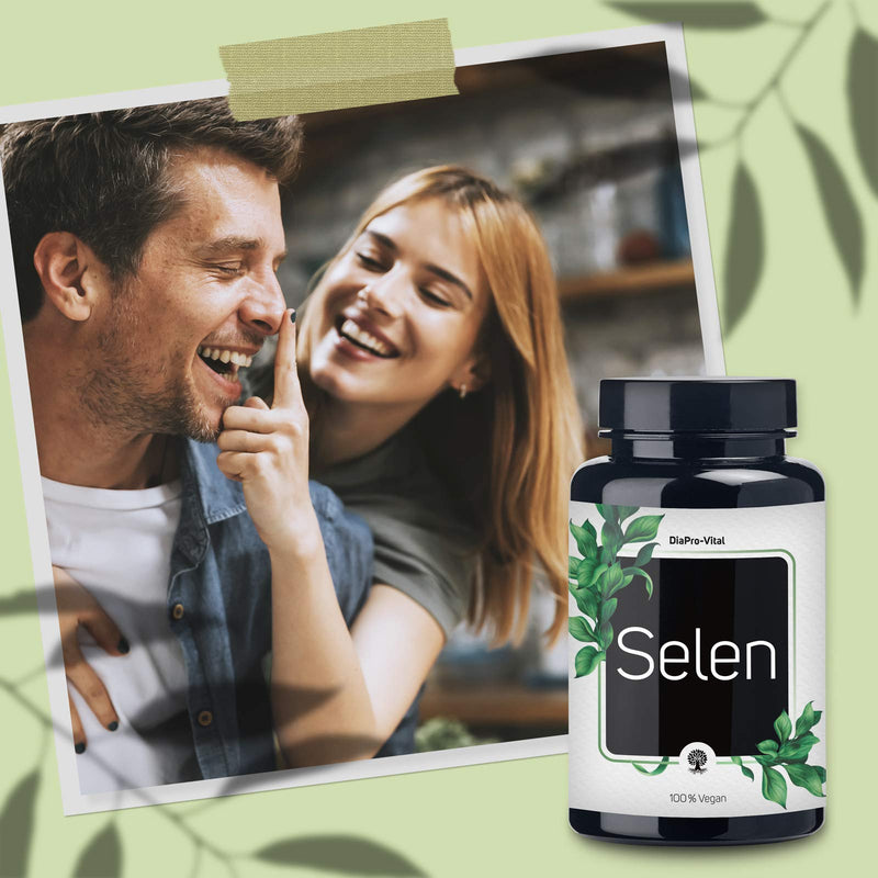DiaPro® selenium tablets 365 pieces with 200µg selenium per tablet made from sodium selenite annual supply 100% vegan laboratory tested - NewNest Australia