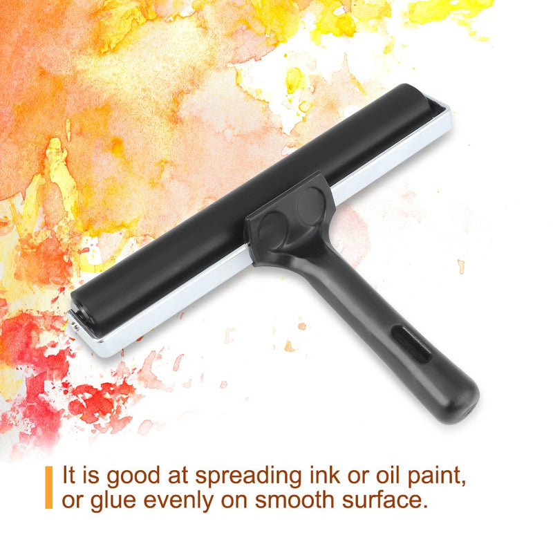 7.8 Inch Soft Rubber Brayer,Rubber Brayer Roller Paint Brush Ink Applicator Art Craft Oil Painting Tool - NewNest Australia