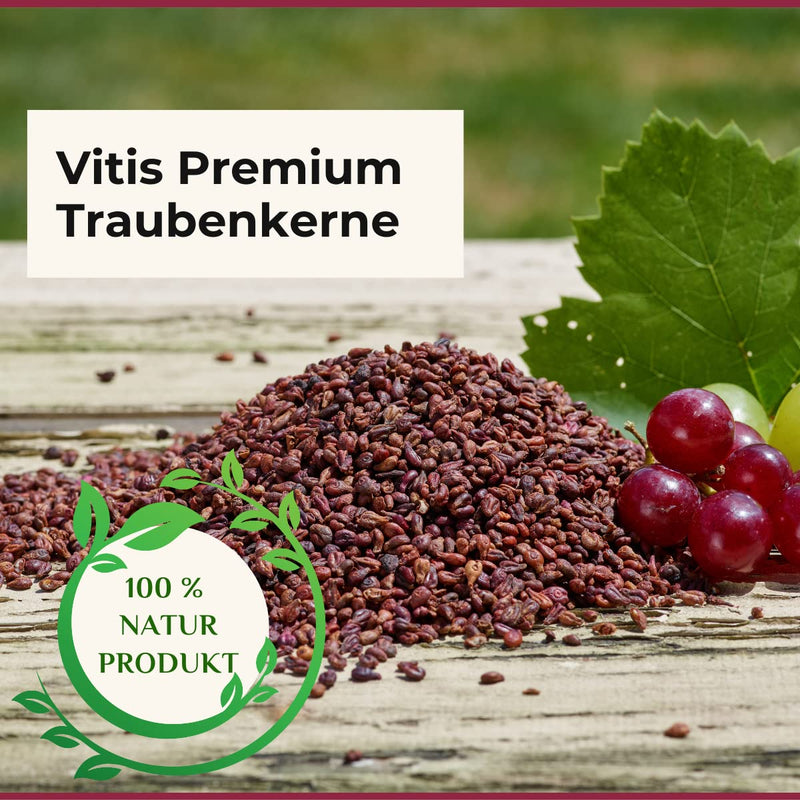 Vitis Vital Premium Grape Seeds loose | Pack 5kg | ideal filler for heat pads and cooling pads | Filling material for grain pillows | long temperature storage | 100% natural product - NewNest Australia