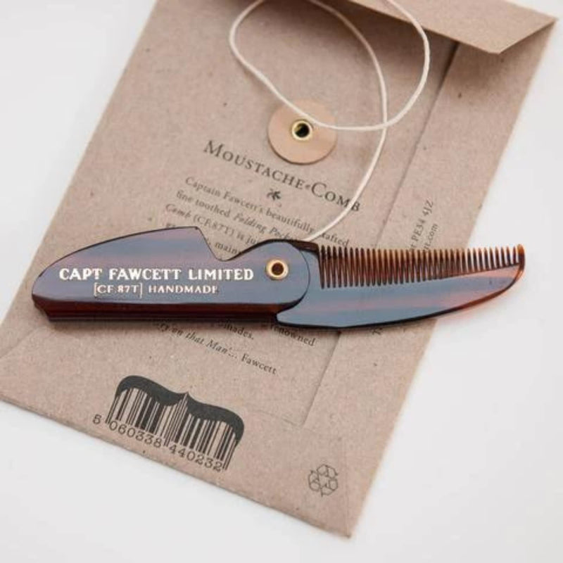 CAPTAIN FAWCETT Mustache comb Captain Fawcett (87T) 400 g (pack of 1) Brown - NewNest Australia