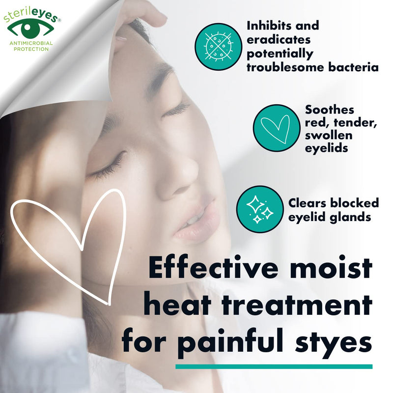 The Eye Doctor Stye Relief Compress Featuring Sterileyes - Microwaveable Single Eye Patch - Treatment of Styes, Chalazion & Cyst - Moist Heat Mask for Dry Eyes, Blepharitis & MGD - NewNest Australia