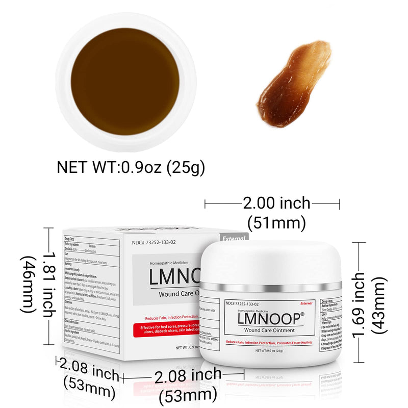 LMNOOP® Bed Sore Cream, Wound Healing Ointment Skin Repair Treatment Infection Protection First Aid Ointment for Bedsores & Pressure Sores Diabetic Venous Foot & Leg Ulcer Burns Cuts 25g - NewNest Australia