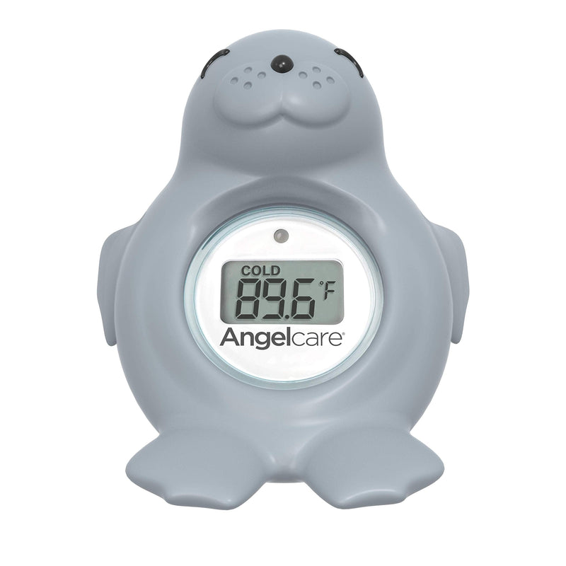 Angelcare Baby Bath & Room Thermometer - Happy Seal, Grey, BT-01-SEAL-US - NewNest Australia