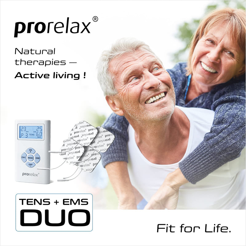 prorelax TENS/EMS Duo | Electrostimulation device | 2 therapies with one device | Natural therapy against chronic pain and for muscle building Modern - NewNest Australia