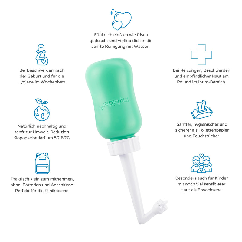 The New 3.0 Mybidet Butt Shower Intimate Shower With Travel Bag And Lid, Easier To Press, Intimate Shower Puerperium, For Discomfort On The Buttocks, Travel Bidet Or Butt Shower - NewNest Australia