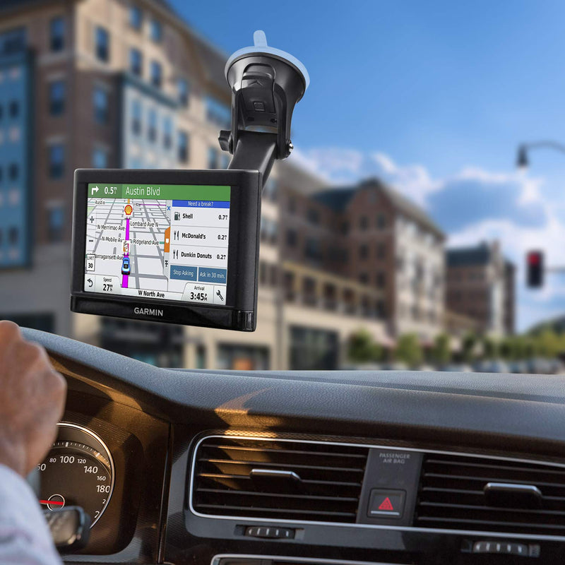 GPS Suction Cup Mount for Garmin [Quick Telescopic Extension Arm] (Set of 2), 1Zero GPS Dashboard Mount Dash Windshield Window Car Holder for Garmin Nuvi RV Dezl Drive Drivesmart Driveassist and More - NewNest Australia