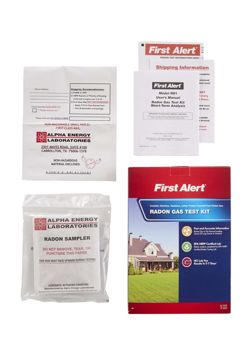 First Alert Radon Gas Test Kit, RD1 - NewNest Australia