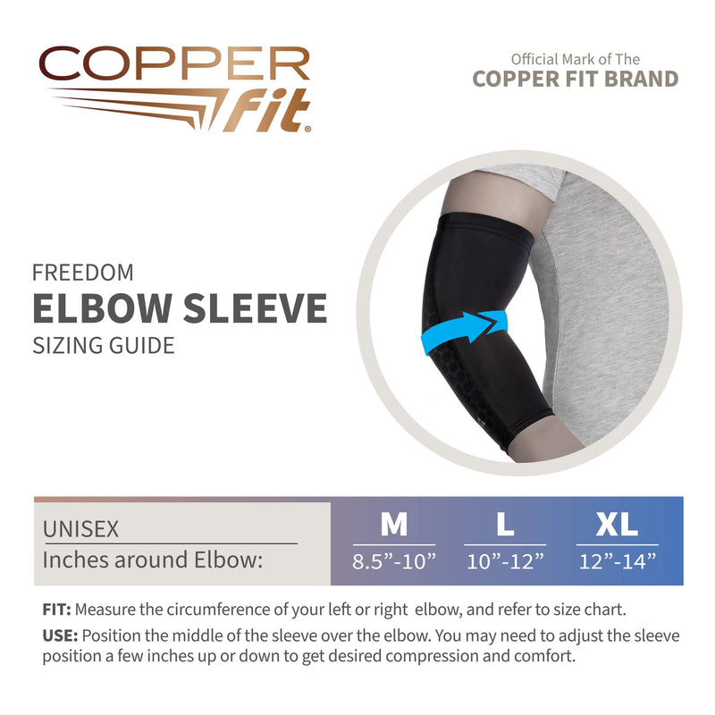 Copper Fit Freedom Elbow Compression Sleeve Medium - NewNest Australia