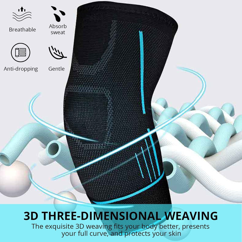 Milaiun Elbow Bandage 2 Pieces, Elbow Bandage 100% Non-Slip With Strap, Elbow Support, Elbow Pads For Women, Men, Golfer'S Arm, Tennis Elbow, Sports, Tennis, Weight Sports, Golf - NewNest Australia