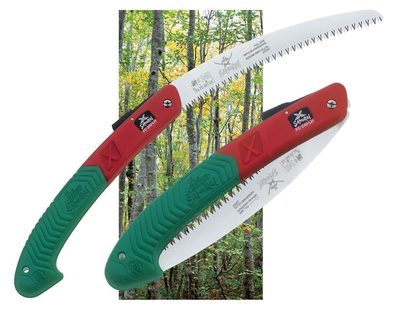 Samurai KISI FC-240-LH / 9 1/2" (24cm) Folding Curved Blade Saw Made in Japan - NewNest Australia