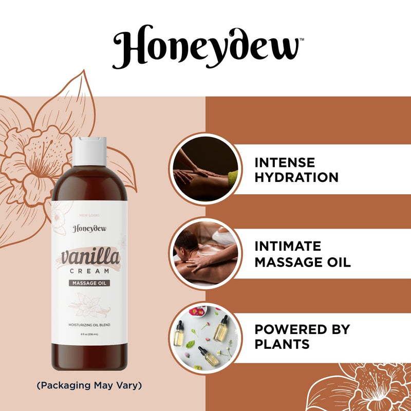 Tranquil Full Body Massage Oil - Highly Absorbent Vanilla Body Oil for Men and Women with Natural Sweet Almond Oil - Relaxing Massage Oil for Massage Therapy with Moisturizing Jojoba and Coconut Oil - NewNest Australia