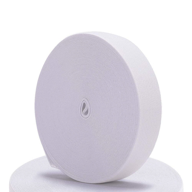 Airisoer Elastic Bands for Sewing 1 Inch 32 Yards White Knit Elastic Spool High Elasticity - NewNest Australia
