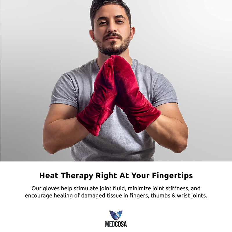 Medcosa Heated Thermal Gloves | Heat therapy to the fingertips | Durable warming mittens | A hand warmer for arthritis pain | In Raynaud's syndrome, carpal tunnel syndrome - NewNest Australia