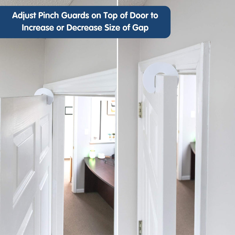 Wittle Door Pinch Guard - 4pk. Baby Proofing Doors Made Easy with Soft Yet Durable Foam Door Stopper. Prevents Finger Pinch Injuries, Slamming Doors, and Child or Pet from Getting Locked in Room 4 Pack - NewNest Australia