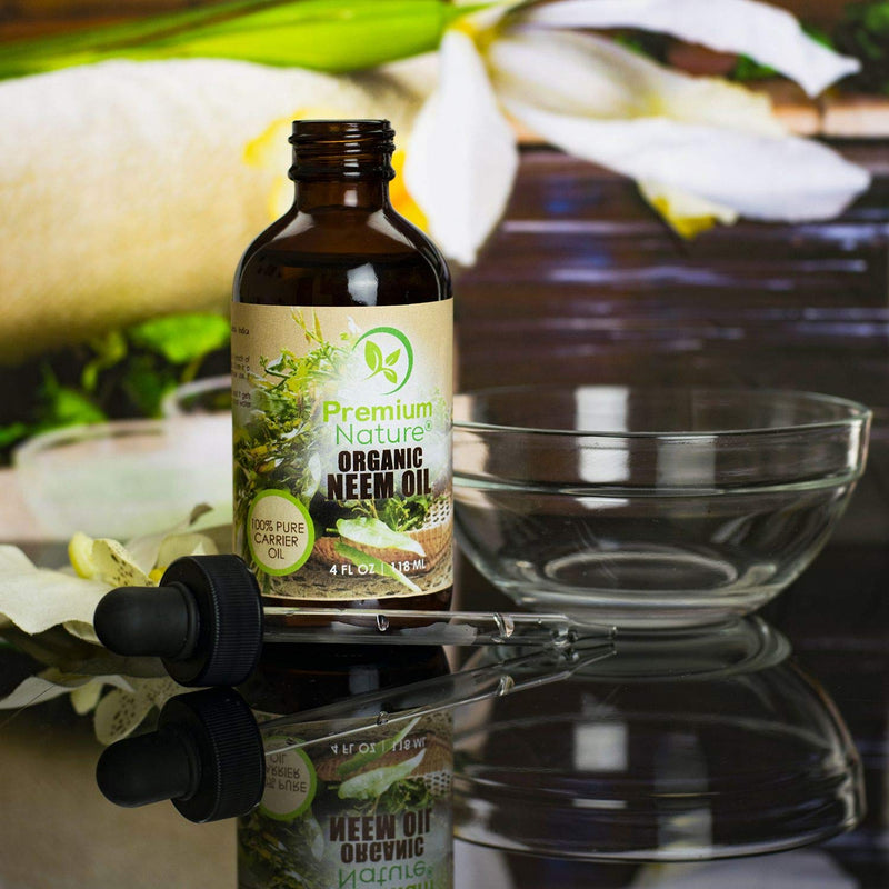 Neem Oil For Skin - Neem Oil for Hair, 100% Pure Neem Oil Cold Pressed Moisturizer Neem Oil for Essential Oil Mixing Neem Oil Organic Massage Oil 4 oz - NewNest Australia