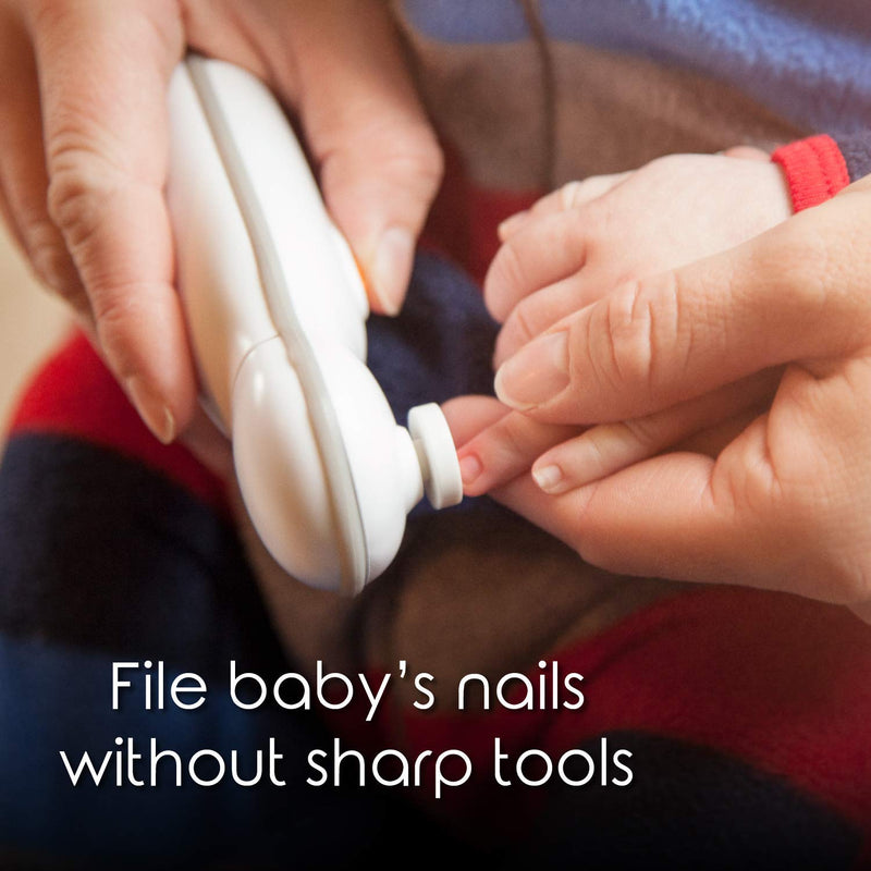 Baby Nail File Electric Nail Trimmer: Baby Nail Trimmer for Infant and Toddler: Safer Than Baby Nail Clippers - Baby Grooming Kit and Manicure Set - NewNest Australia