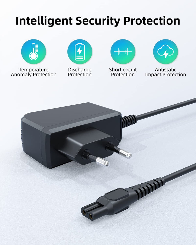 1.8M charger suitable for Philips HQ8505 3000 5000 7000 9000 Series PT860 S5050 QT4022 Aquatouch shaver replacement power supply charging cable - NewNest Australia