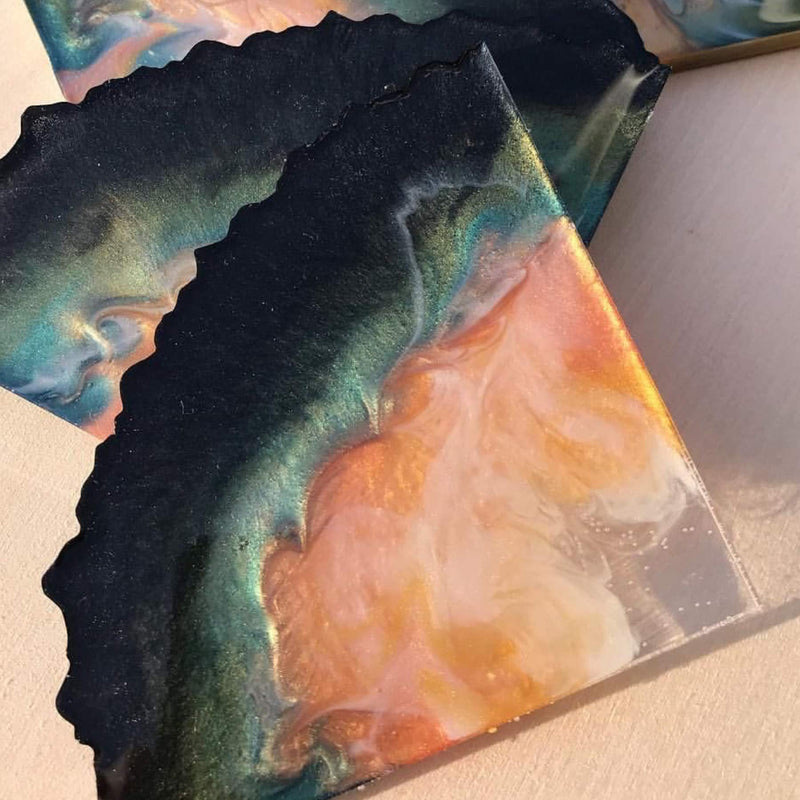 MEYSPRING Charcoal Black Epoxy Resin Color Pigment - 50 Grams - Great for Resin Art, Epoxy Resin, and UV Resin - Mica Powder for Epoxy Resin - NewNest Australia