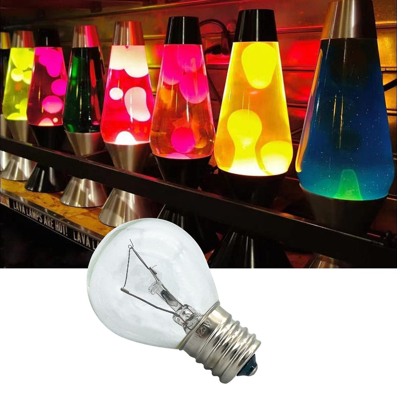 Lava Lamp Bulb, 6 Pack 25 Watt Lava Lamp Light Bulb, S11 E17 Base 120 Volt Lava Lamp Replacement Bulb for 14.5 Inch Glitter and Lava Lamps - Dimmable - Warm White - NewNest Australia