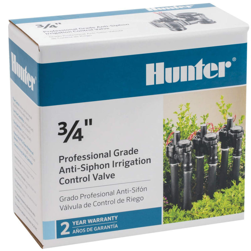 Hunter Industries RTL1002PGV075ASV Hunter 3/4" PGV-ASV Anti-Siphon Irrigation Valve, Black - NewNest Australia