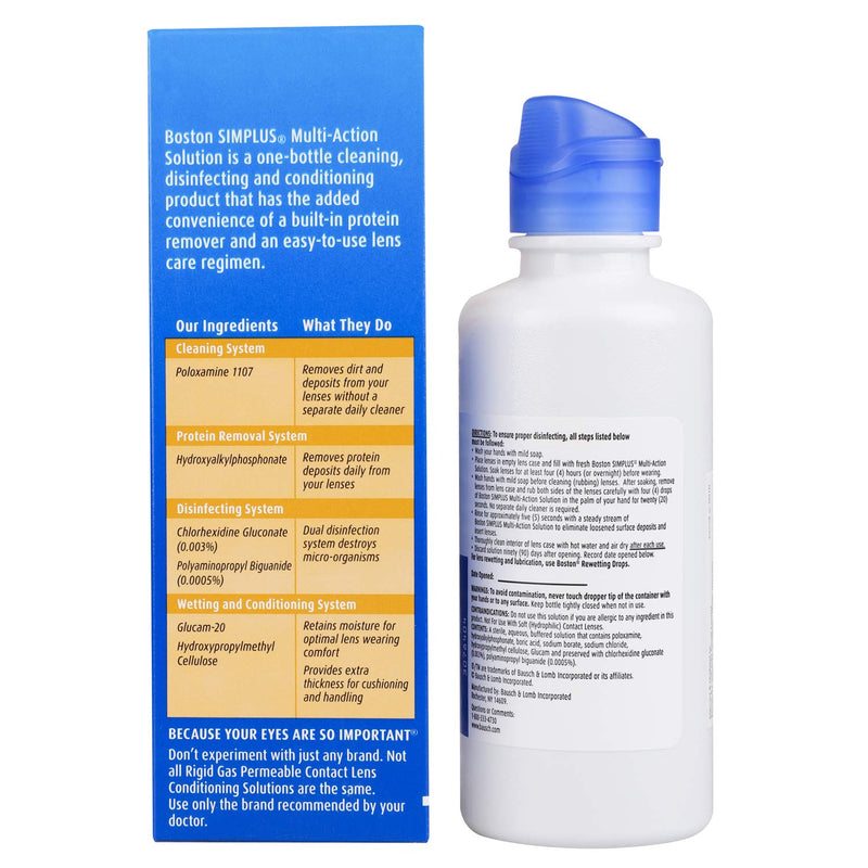 Boston Simplus Multi-action Solution, 3.5 Fluid Ounce 3.5 Ounce - NewNest Australia