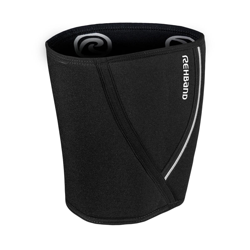 Rehband Thigh Support With Velcro Fastening Xs-Xxl, Thigh Support 5 Mm Neoprene, 1 X Bandage Thigh Muscle Fiber Tear & Strain, Thigh Compression, Colour: Black, Size: M - NewNest Australia
