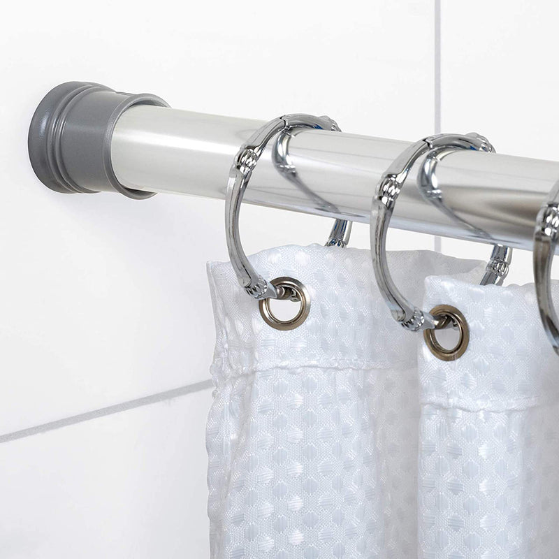 Zenna Home 505S Tension Shower Rod, 43-72 inches(110-183cm), Chrome - NewNest Australia