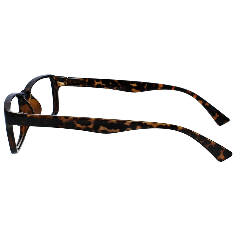 Brown Tortoiseshell Nearsighted Distance Glasses for Nearsightedness Designer Style Men Women M92-2 -1.50 -1.50 Diopter -1.50 Optical Power - NewNest Australia