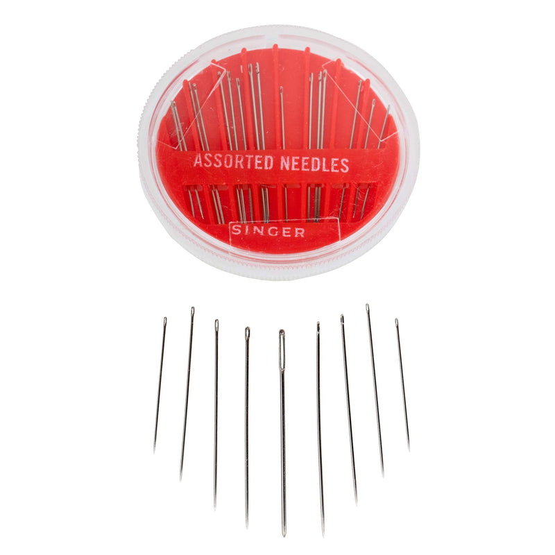SINGER 00276 Assorted Hand Needles in Compact, 25-Count,Assorted 25/Pkg 1-Pack - NewNest Australia