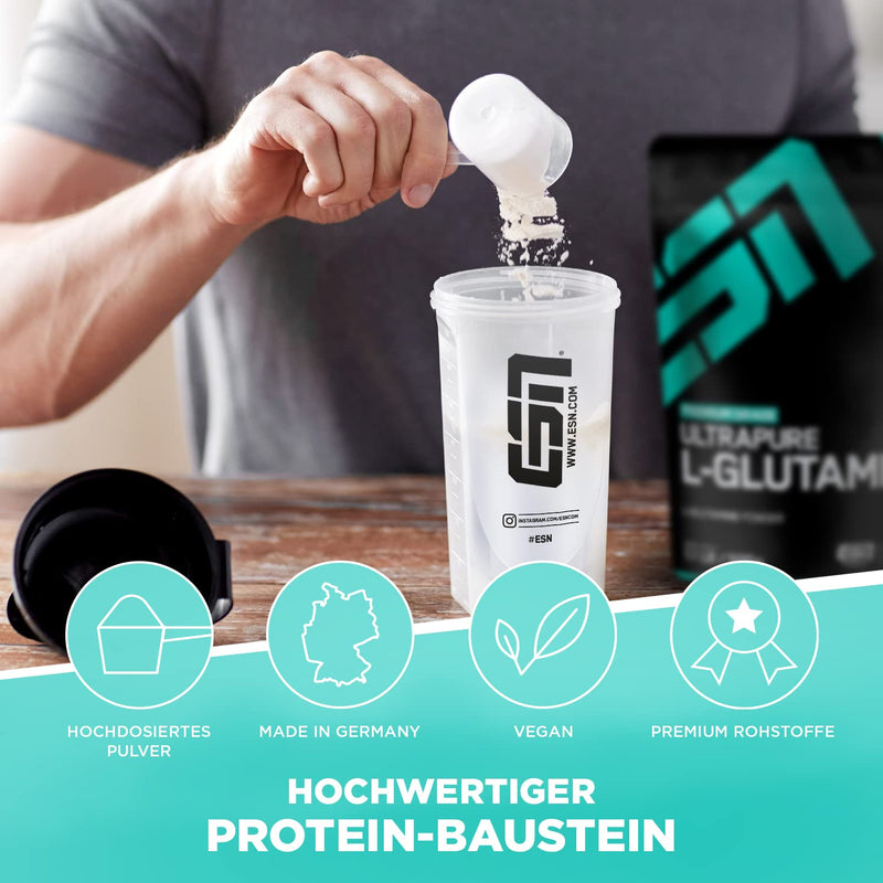 ESN Ultrapure L-Glutamine, 500g powder - NewNest Australia