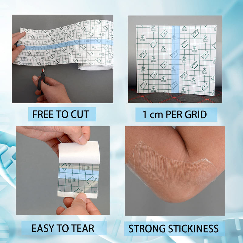 Waterproof Transparent Bandage, 15 Cm X 2 M Shower Plaster, Waterproof Plaster Roll, Transparent Plaster Roll, Medical Tape, Tattoo Plaster, Waterproof Bandage For Sports Showers - NewNest Australia
