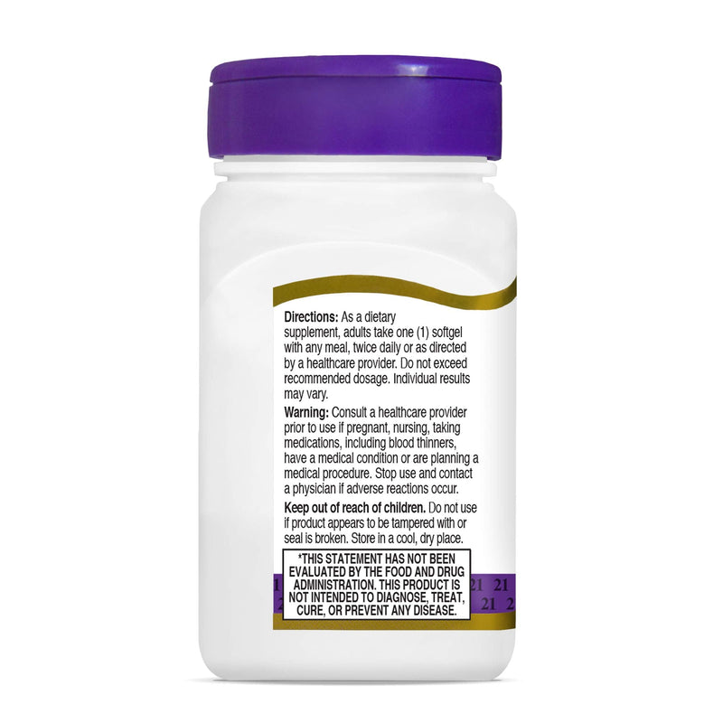 21st Century Flaxseed Oil 1000 mg Softgels, 60 Count (22407) 60 Count (Pack of 1) - NewNest Australia