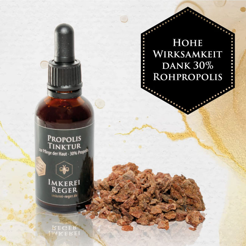 Beekeeping Reger Propolis Tincture 30ml, with 30% natural propolis, directly from the beekeeper, propolis drops with alcohol 30 ml (pack of 1) - NewNest Australia