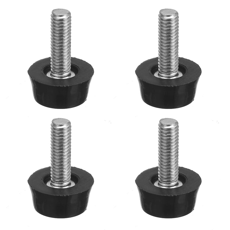 1/4" UNC Thread Adjustable Furniture Levelers Screw in Threaded, Galvanized Steel Screw Foot Levelers Screw On Furniture Glide Leveling for Table, Chair, Furniture Legs, 20 pcs Pack 1/4"-20 UNC Thread - NewNest Australia