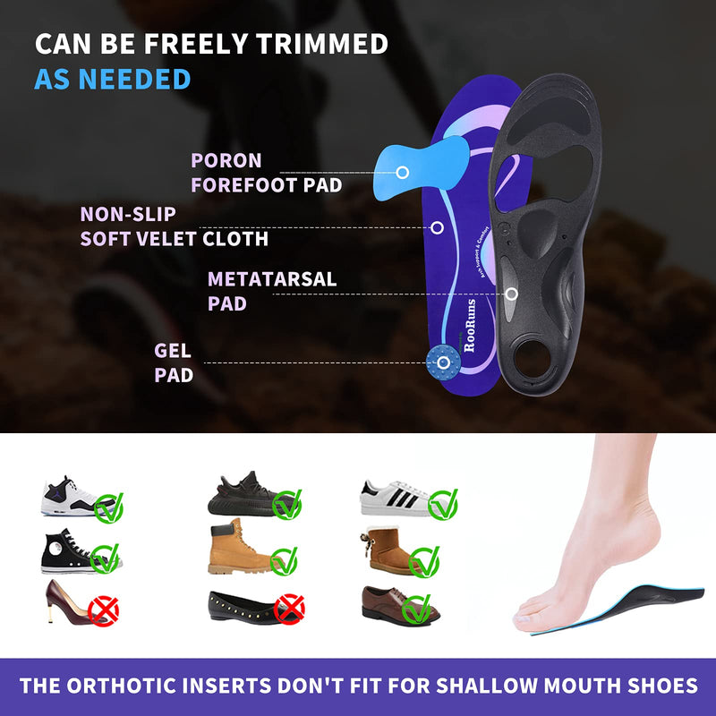 Plantar Fasciitis Arch Support Insoles For Men And Women, Running Athletic Orthopedic Shoe Insoles, Work Boots, Gel Metatarsalgia Insoles For Arches, Heel Spurs, Flat Feet, Overpronation - NewNest Australia