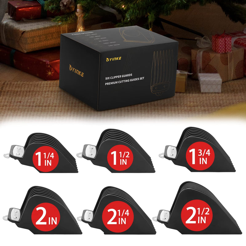 Yinke Trimmer Attachments Attachment Comb For Wahl Hair Trimmer Magic Clip Trimmer Razor, 6 Cutting Lengths Are 32 Mm, 38 Mm, 44 Mm, 51 Mm, 57 Mm And 64 Mm Beard Trimmer, Attachment Comb Set Kit (6 - NewNest Australia