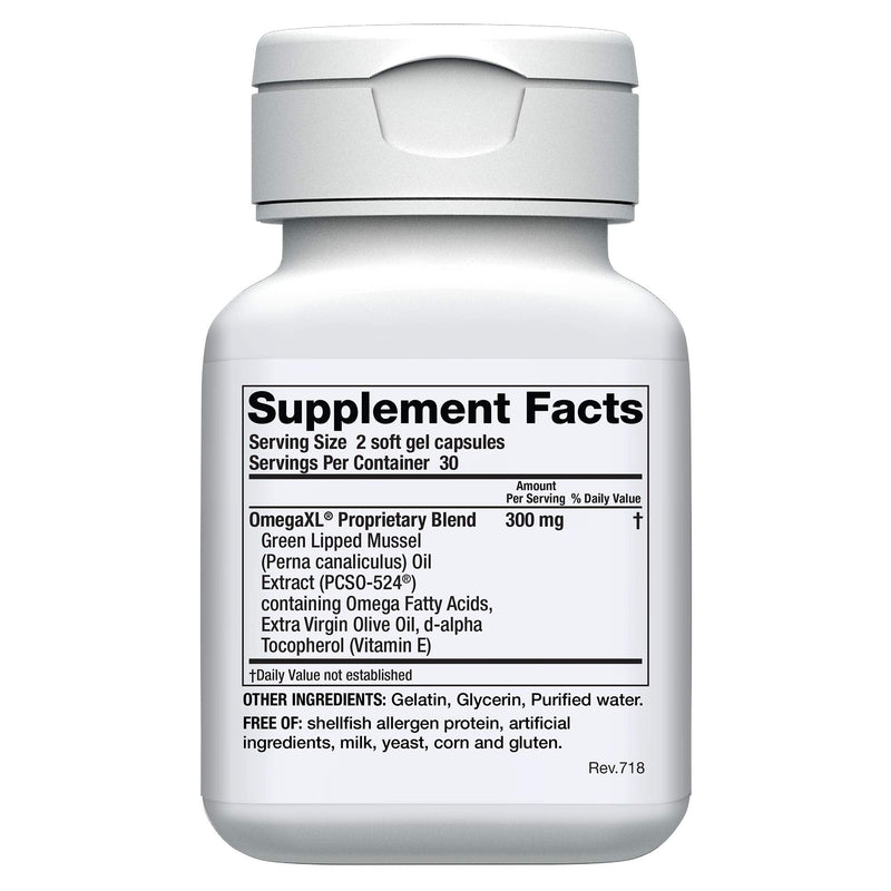 Support for Joint & Muscle Health, Mobility & Joint Pain Relief - 30+ Fatty Acids Green-Lipped Mussels No Fishy Aftertaste - 60 Softgels 60 Count (Pack of 1) - NewNest Australia